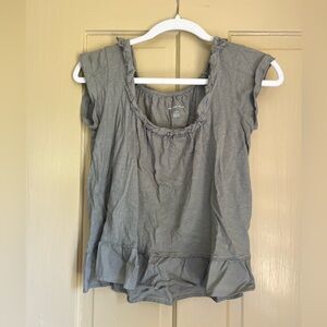Army green American eagle top